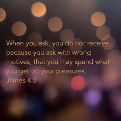 James 4:3